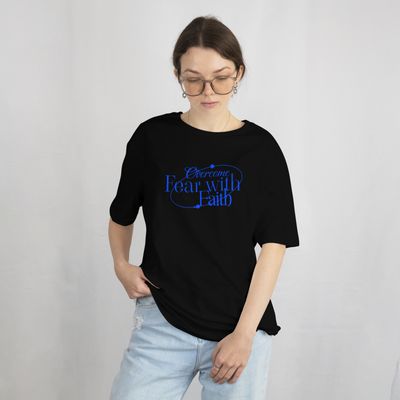 Faith Over Fear – Inspirational Christian T-Shirt