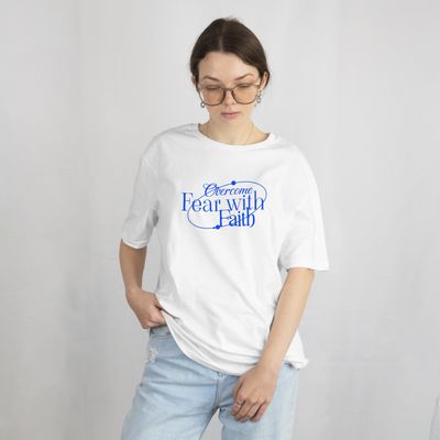 Faith Over Fear – Inspirational Christian T-Shirt