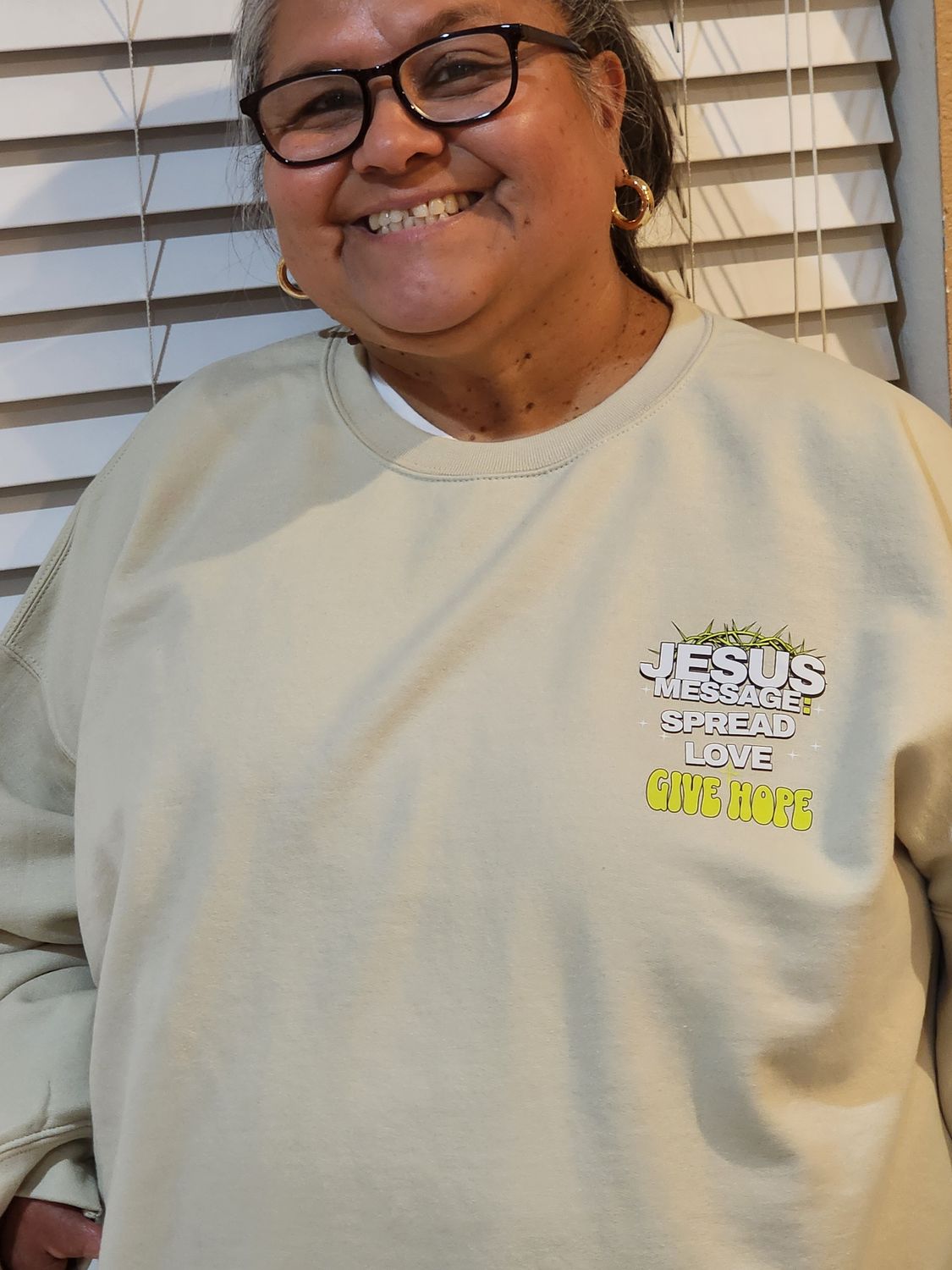 Hopeful Message Crewneck