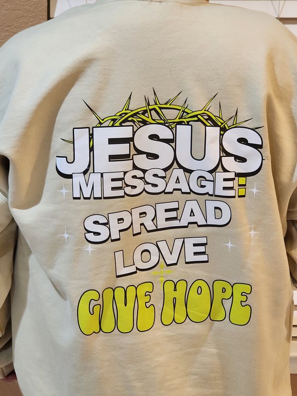 Hopeful Message Crewneck