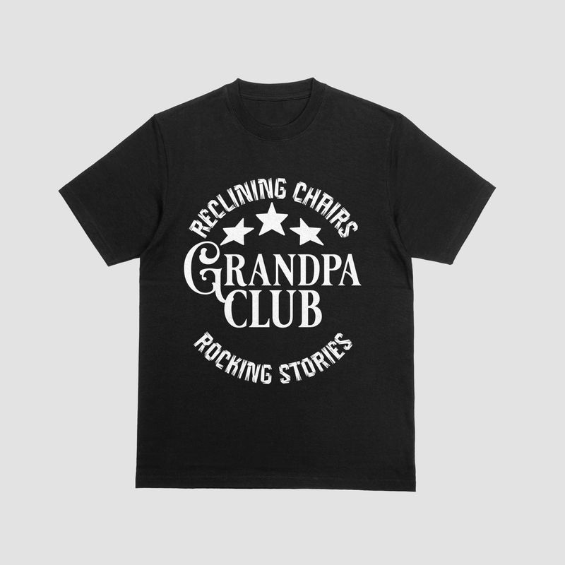 "Grandpa Club: Rocking Stories Tee"