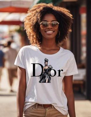 Melanated Fashionista Diva T-shirt