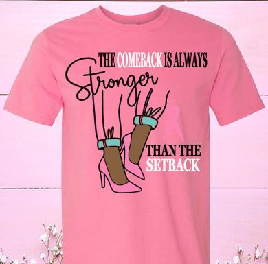 The Comeback is Stronger than the Setback-tshirt