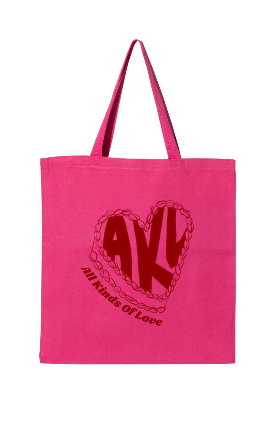 Limited Edition All Kinds Of Love Hot Pink Tote