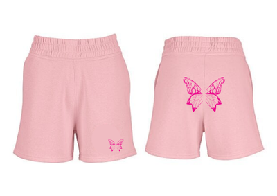 Mariposa Baby Pink Shorts