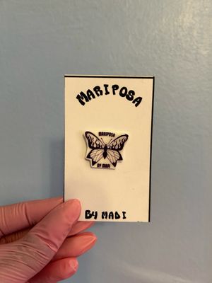 Mariposa Purple Pin