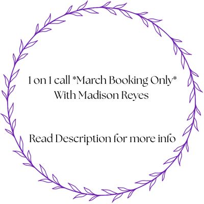 1 On 1 Calls For March *Read Description!!*