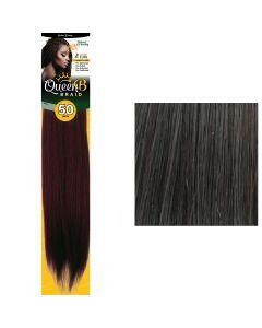 1PK Urban Beauty Pre-Stretched Queen B Braiding Hair 50&quot; #1B - Black