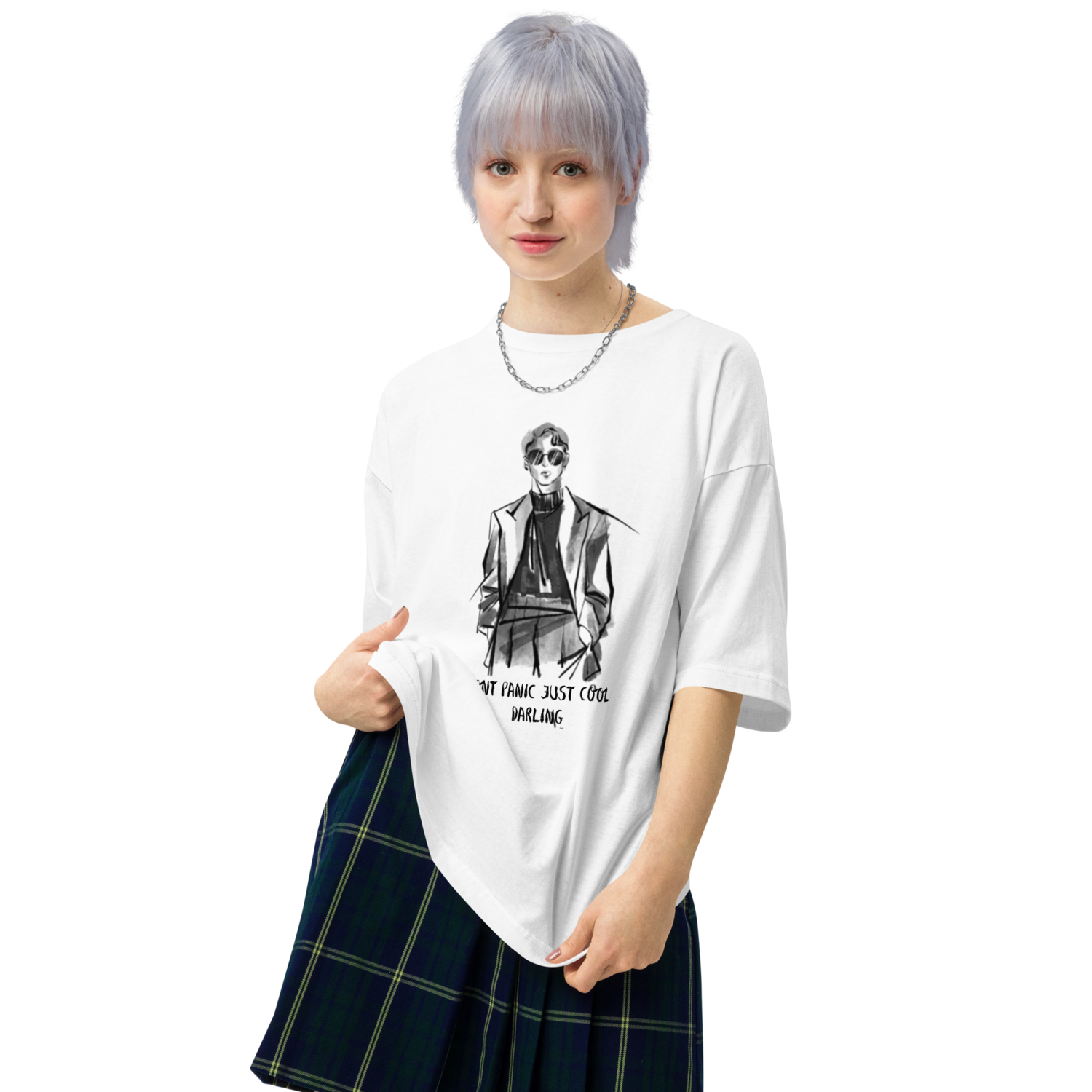 tshirt &quot;don&#39;t panic just cool darling&quot;