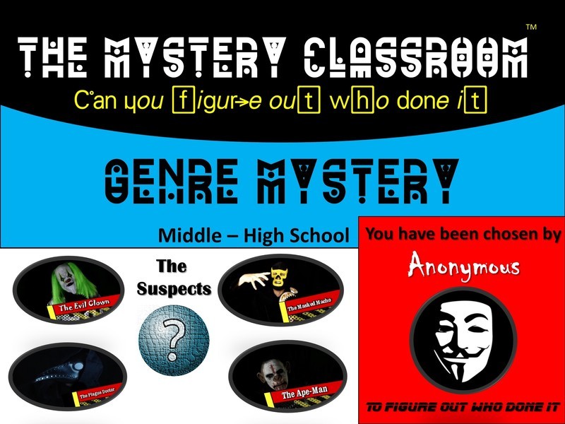 Genre (Middle - High School) Mystery  (1 Teacher License)