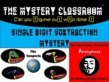 Single Digit Subtraction Mystery  (1 Teacher License)