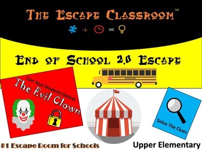 End of School Escape 2.0 - Upper Elementary  (1 Teacher License)