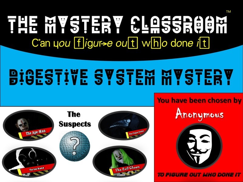 Anatomy: Digestive System Mystery  (1 Teacher License)