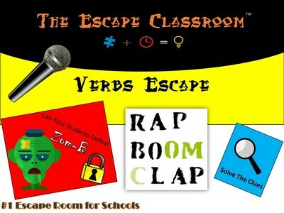 Verbs Escape  (1 Teacher License)