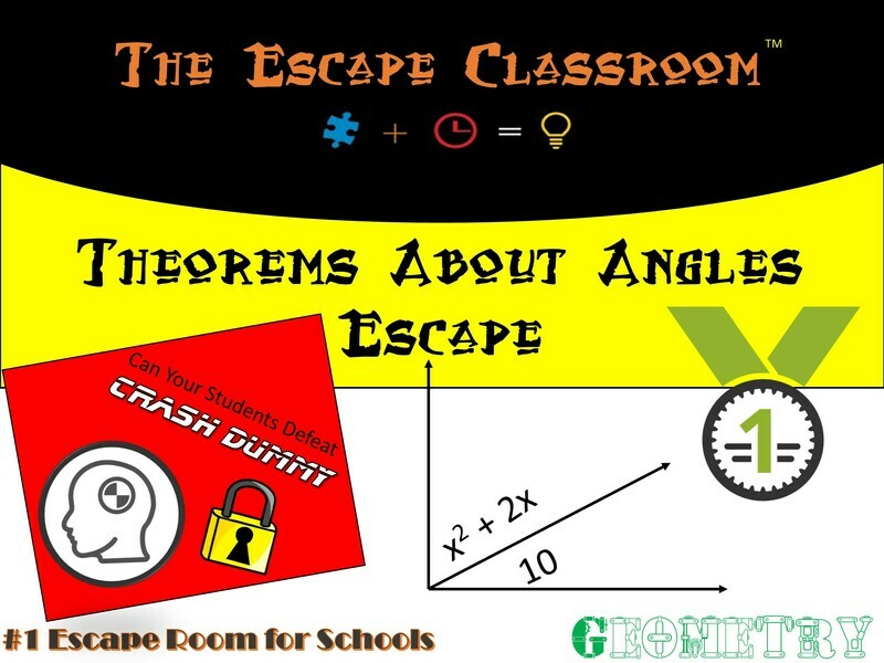 Geometry: Theorems about Angles Escape  (1 Teacher License)