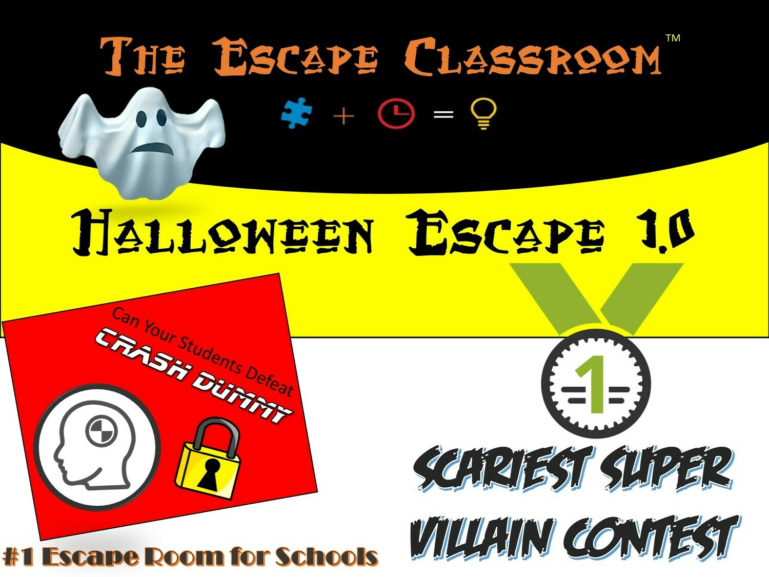 Halloween 1.0 Escape | Upper Elementary  (1 Teacher License)