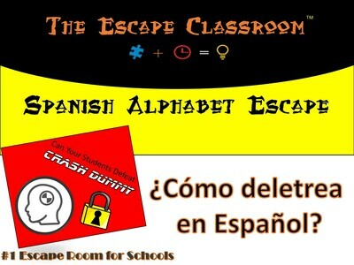 Spanish: Alphabet Escape  - Elementary (1 Teacher License)