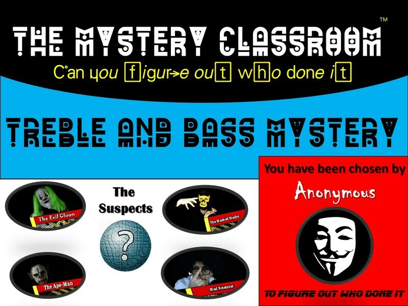 Music: Treble &amp; Bass Mystery (1 Teacher License)