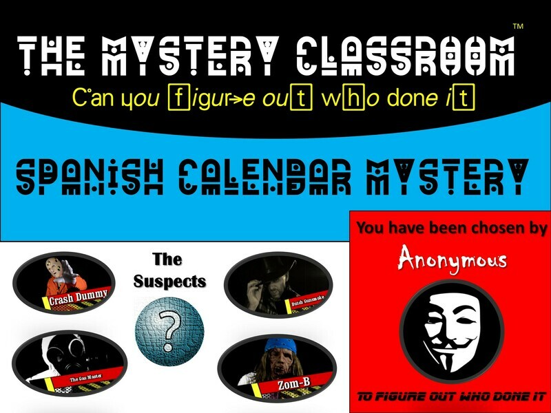 Spanish: Calendar Mystery  (1 Teacher License)