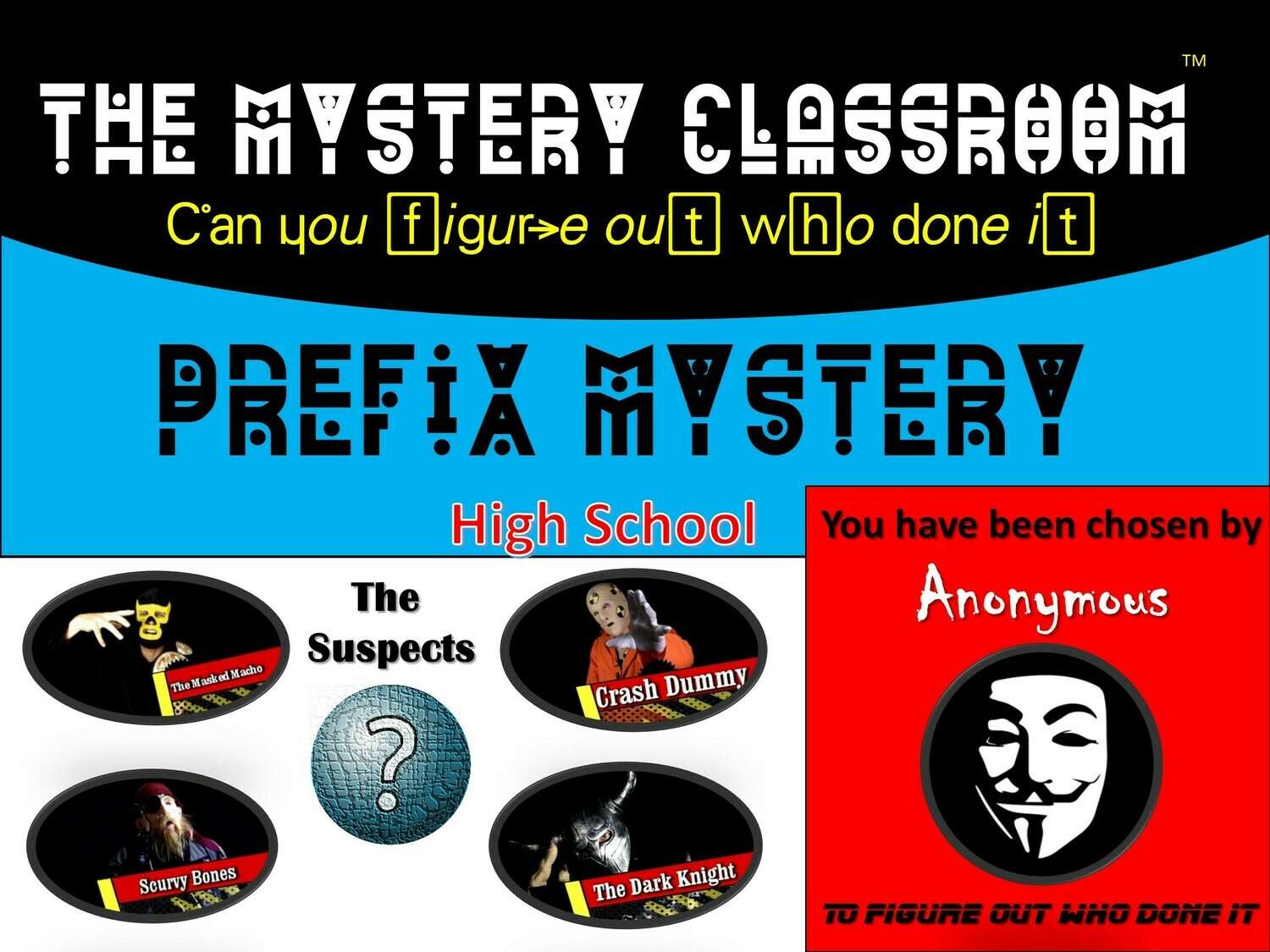 Prefix (9-12 Grade) Mystery  (1 Teacher License)