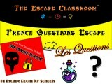 French: Questions Escape  (1 Teacher License)