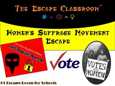 Women&#39;s Suffrage Movement Escape  (1 Teacher License)