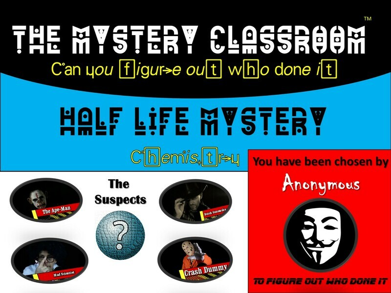 Chemistry: Half Life Mystery  (1 Teacher License)