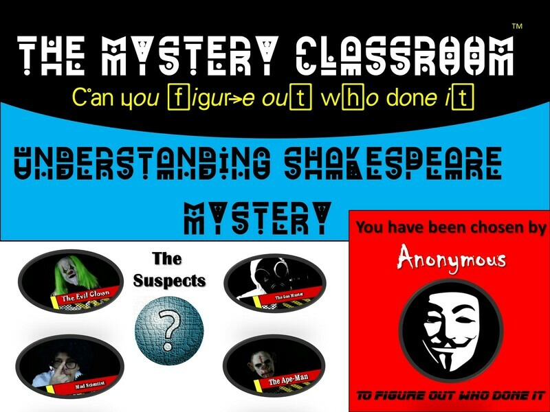 Understanding Shakespeare Mystery  (1 Teacher License)