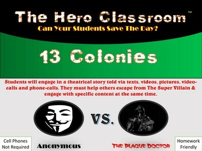 13 Colonies Hero Classroom (1 Teacher License)