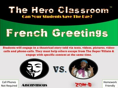 French: Greetings Hero (1 Teacher License)