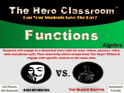 Algebra: Functions Hero (1 Teacher License)