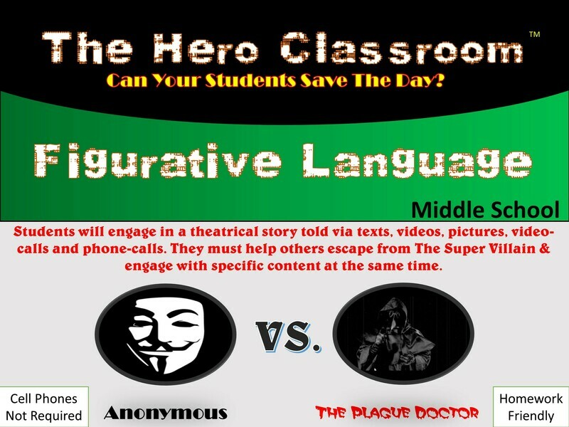 Figurative Language Hero (1 Teacher License)