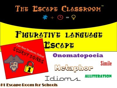 Figurative Language Escape - Upper Elementary (1 Teacher License)