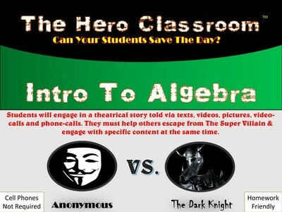Intro To Algebra Hero Classroom (1 Teacher License)