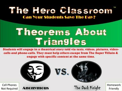 Geometry: Theorems about Triangles Hero Classroom (1 Teacher License)