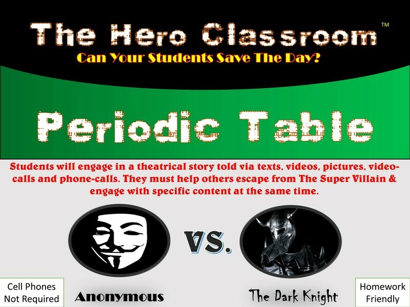 Chemistry: Periodic Table Hero Classroom (1 Teacher License)