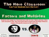 Factors and Multiples Hero Classroom (1 Teacher License)