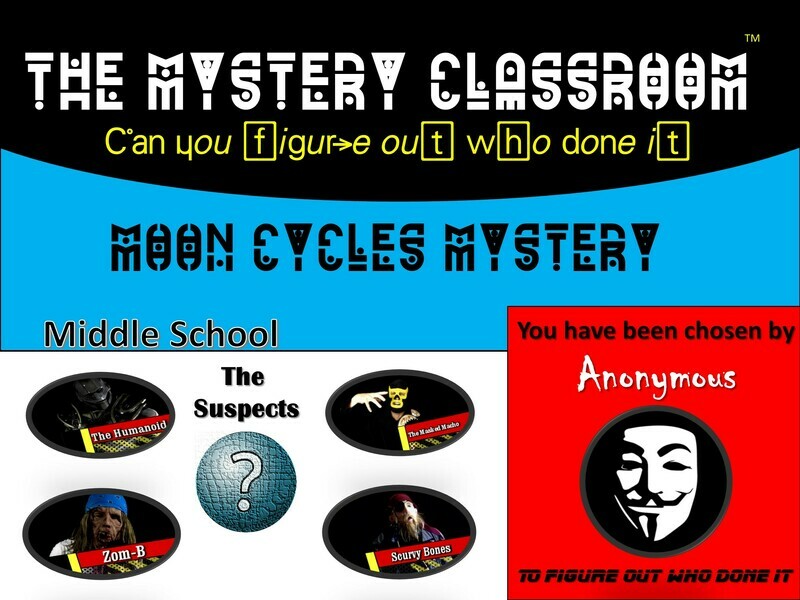 Moon Cycles Mystery - Middle School (1 Teacher License)