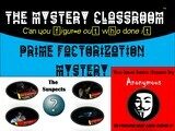 Prime Factorization Mystery  (1 Teacher License)