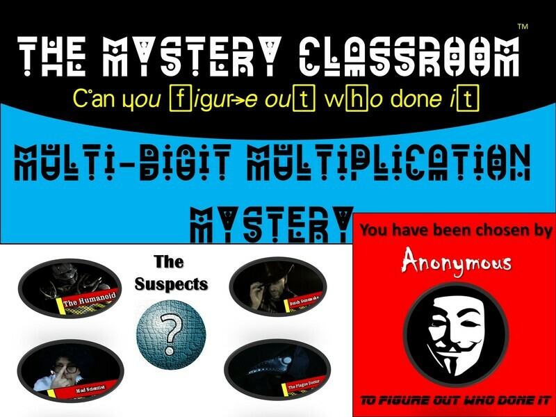 Multi-Digit Multiplication Mystery  (1 Teacher License)