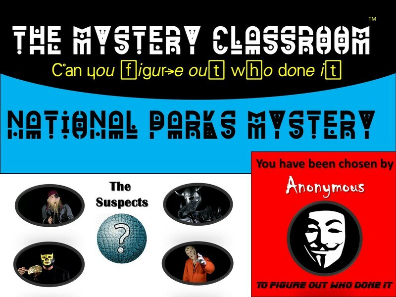 National Parks Mystery  (1 Teacher License)