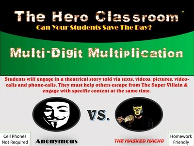 Multi-Digit Multiplication Hero Classroom (1 Teacher License)