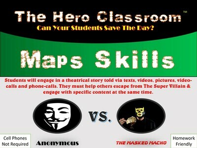 Map Skills Hero Classroom (1 Teacher License)