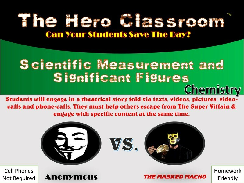 Chemistry: Scientific Measurement and Significant Figures Hero Classroom (1 Teacher License)