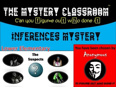 Inferences Mystery - Lower Elementary  (1 Teacher License)