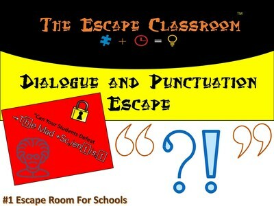 Dialogue and Punctuation Escape  (1 Teacher License)