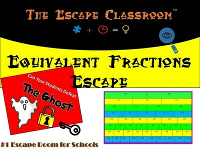 Equivalent Fractions Escape  (1 Teacher License)