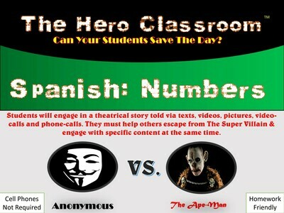 Spanish: Numbers Hero Classroom (1 Teacher License)