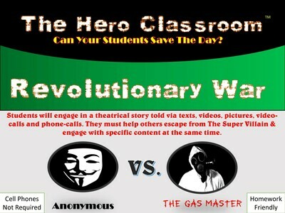 Revolutionary War Hero Classroom (1 Teacher License)