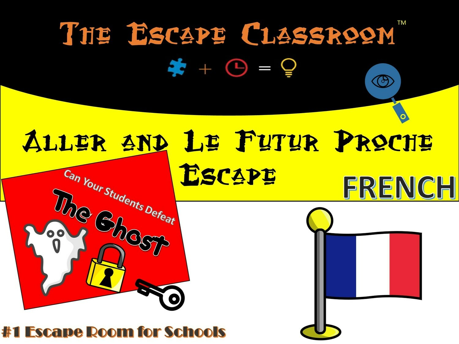 French : Aller &amp; Le Futur Proche Escape  (1 Teacher License)